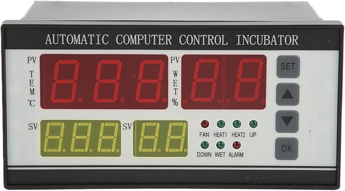 Egg Incubator Temperature Controller Thermostat, 110V Automatic Control System Egg Incubator Temperature Humidity Sensor Controller