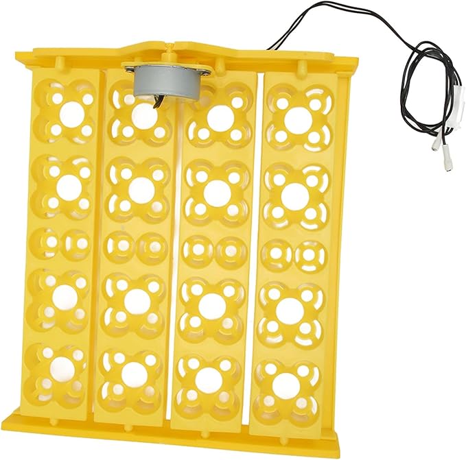Zerodis Egg Linking Shell 16 Duck Eggs 16 72 Quail, Motorized Eggotation, Reliable Slip Engine Rotate Eggshell, Ideal for Home Use, Plastic Material (AC110V)