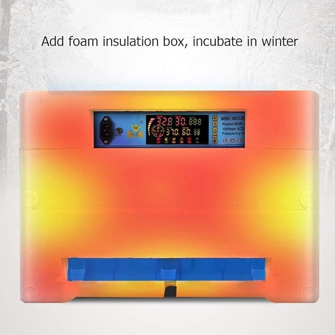 192 Egg Incubator Automatic Turning, Digital Poultry Hatcher with LED Display Egg Tray Temperature & Humidity Control,Duck Chicken Bird