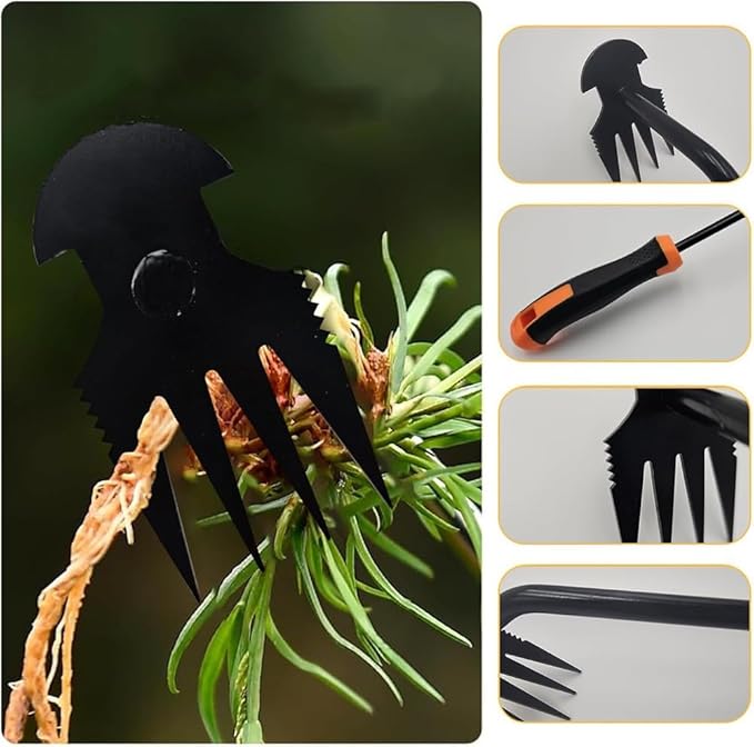 Weeding Tools Garden Weeding Tool Uprooting Weeding Tool Garden Hand Weeder Weed Pulling Tool for Vegetable Gardening Backyard Farm Planting(3 PCS)