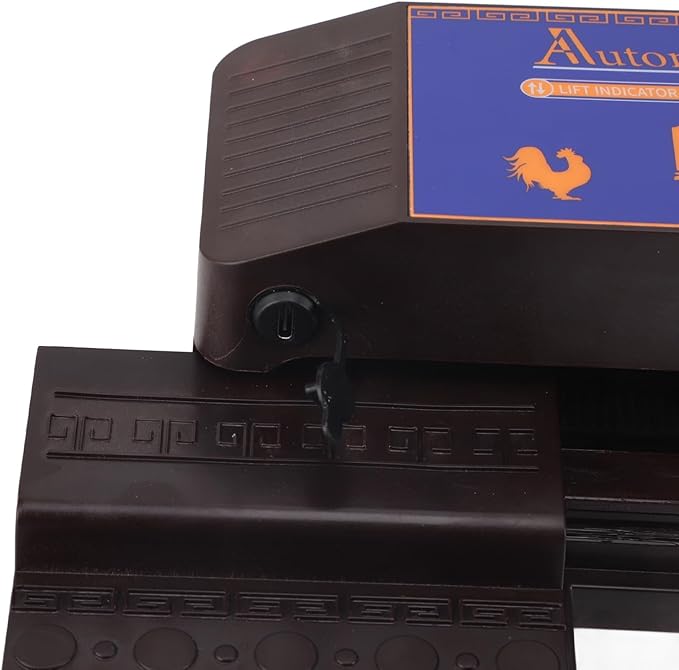 Automatic Chicken Coop Door Solar Powered Poultry Door Opener with Timer Mode Anti Pinch IP45 for Chickens Ducks Geese (Dark Brown)