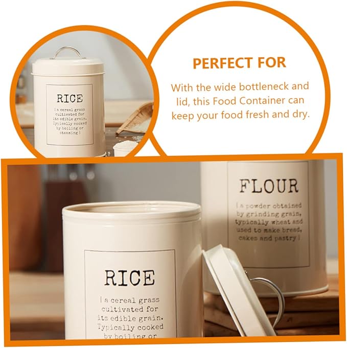 European Style Airtight Rice Preservation Container Large Storage Bin Lids Sealing Grain Storage Barrel for Home