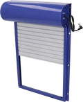 Solar Powered Automatic Chicken Coop Door with Programmable Timer Control, Iron Sheet Metal HD LED Display, Suitable for Chicken, Duck, Goose, Intelligent Curtain Equipment