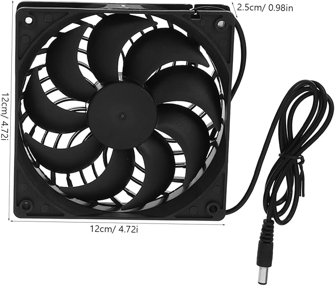 5W Solar Panel Cooling Fan for PET House and Chicken Coop Ventilation Heat Dissipation Mini Solar Exhaust Fan Dual Blade Design