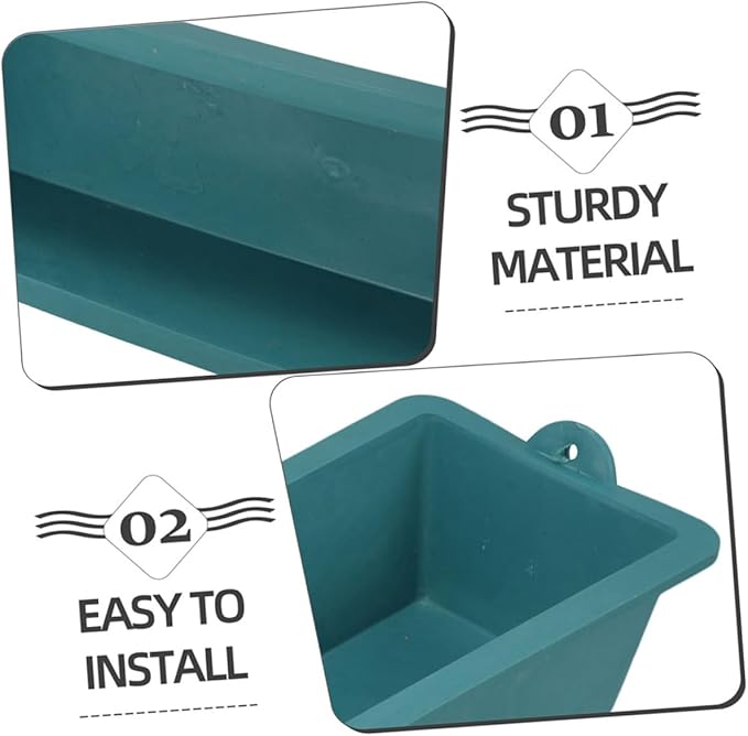 2pcs Durable Chicken Cage Feeder Versatile Fodder Pot for Chickens Pigs Cows Sheep Easy to Clean Design Ample Capacity for Reduced Refilling Efforts