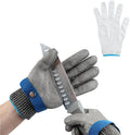 Restaurantware-Life Protector 10 x 4.1 Inch Kitchen Glove For Cutting, 1 306-Grade Steel Metal Glove - Level-9 Protection, Polyethylene Fabric, Stainless Steel Cutting Mitt, Durable, Dishwashable