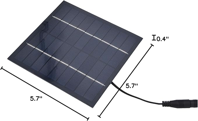 Luqeeg 10W Solar Powered Exhaust Fan, Single Fan Solar Panel Kit for Chicken Coops Greenhouses, with Applicable Scope for Household, Greenhouse, Material