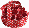 Eggs Collecting Basket, Egg Apron for Collecting, Portable Egg Holder Bag for Chicken Hen Duck Eggs (Red)