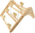 Chick Perch with Wooden Swing, Chick Roosting Bar Coop for Brooder, Chick Wooden Roosting Bar, Training Chicken Perch Fun Chicken Toys for Baby Chicks, Parakeets, Parrots