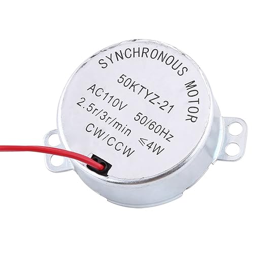 2 Types 110/220V AC Chicken Egg Turner Rotator Incubator Motor with Connector(110V)