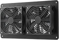 30W Solar Exhaust Fan With Dual Fans For RV Greenhouse Chicken Coop Pet House,3000 RPM IP65 Waterproof Solar Panel Ventilation System(Fan)