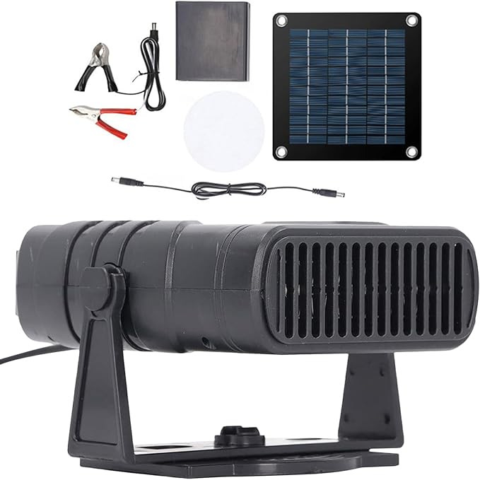 Solar Chicken Coop Heater - 20W Fast Heating Panel for Warm Winter Shelter, Energy Efficient Design with Overheating Protection and Adjustable Angle, Solar Powered Warmer for Home, Small Animal Care