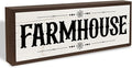 Farmhouse Sign, Rustic Framed Hanging Sign for Wall Decor, Rustic Tabletop Decors, Farmhouse Home Decor, Cottage Decors, House Decoration Gift 9.5x3.1x1 inches