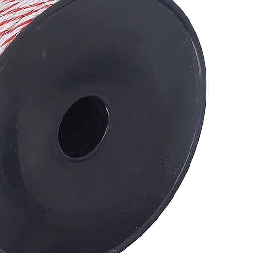Electric Fence Wire, 500m Portable Electric Fence Rope 6 Stainless Steel Strands Electric Poultry Netting Electric Fence for Dogs Farm Animals