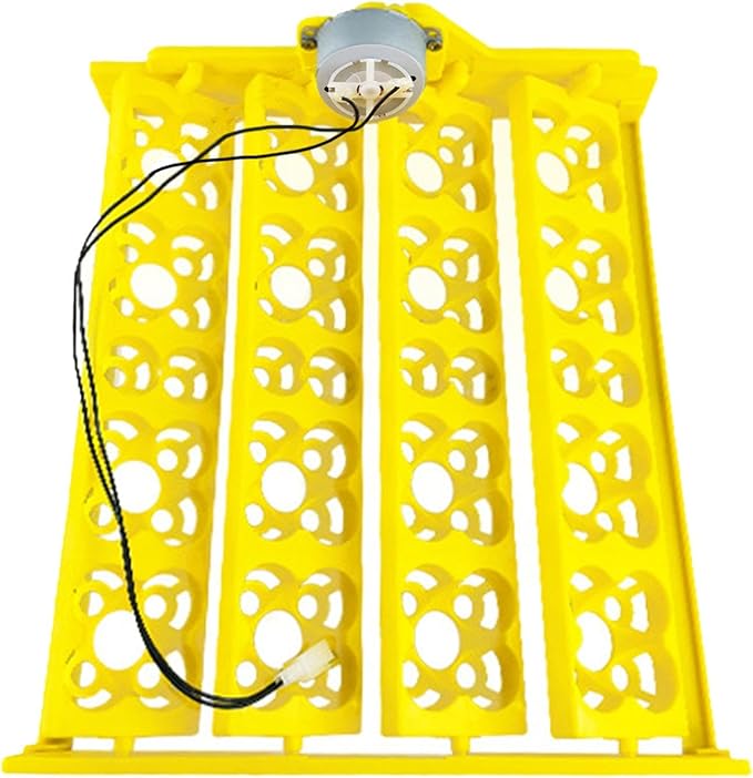 Automatic Egg Incubator Tray Automatic Turning Motor Egg Turner Turning Tray Accessory Egg Hatcher Egg Incubation Tray for Chicken Quail, DC12V