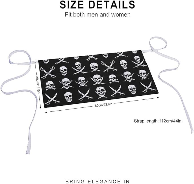 Server Waitress Waist Apron Cooking Kitchen Restaurant Aprons for Women Men
