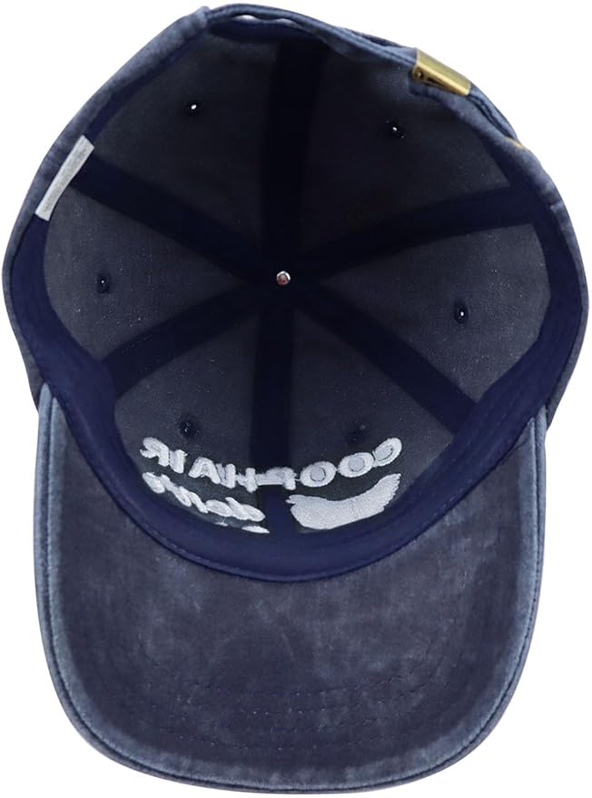 Coop Hair Don't Care Hat Hat for Men Women, Funny Adjustable Cotton Embroidered Farm Chicken Lovers Baseball Cap