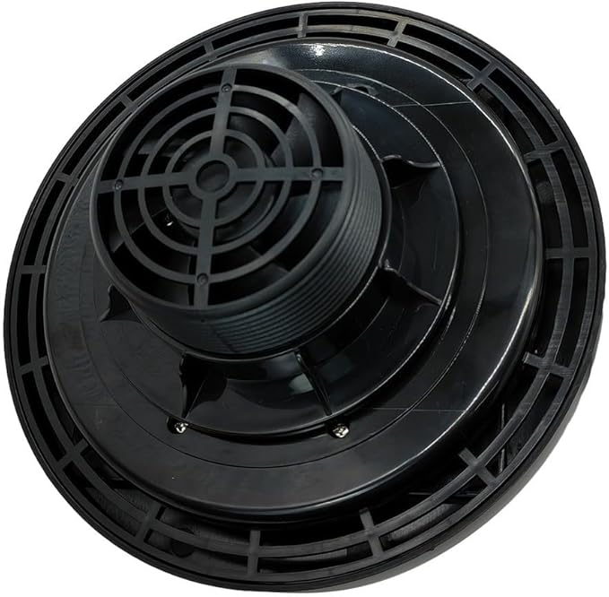 Portable Solar Vent Fan, Solar Powered Roof Fan Ventilator Loft Vent For Shed, for Small Sheds, Chicken Coops, Greenhouses, Boat RV, Weatherproof Metal Shell