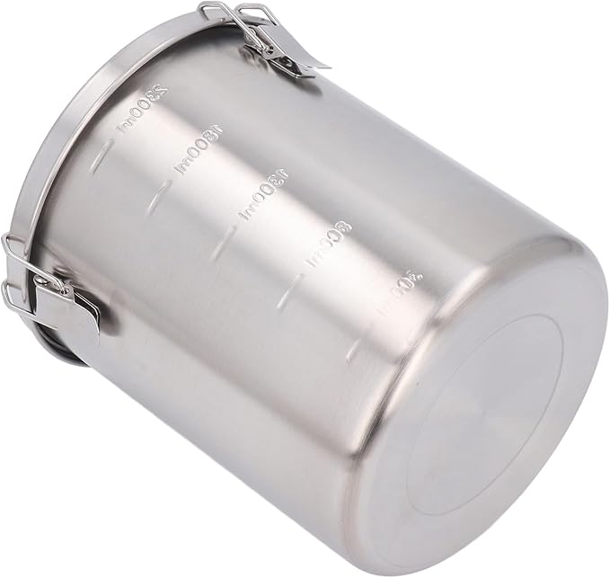 304 Stainless Steel Airtight Canister, Bucket Food Storage Containers Airtight with Lid, Leakage Proof Dog Food Treat Storage Container Jar, Dog Food Bin