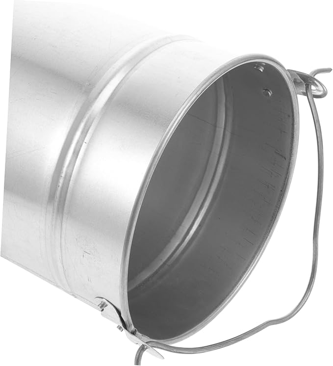 Portable Thick Iron Water Bucket Heavy Duty Handheld Watering Container for Home Garden and Farm Use Easy to to Handle Capacity