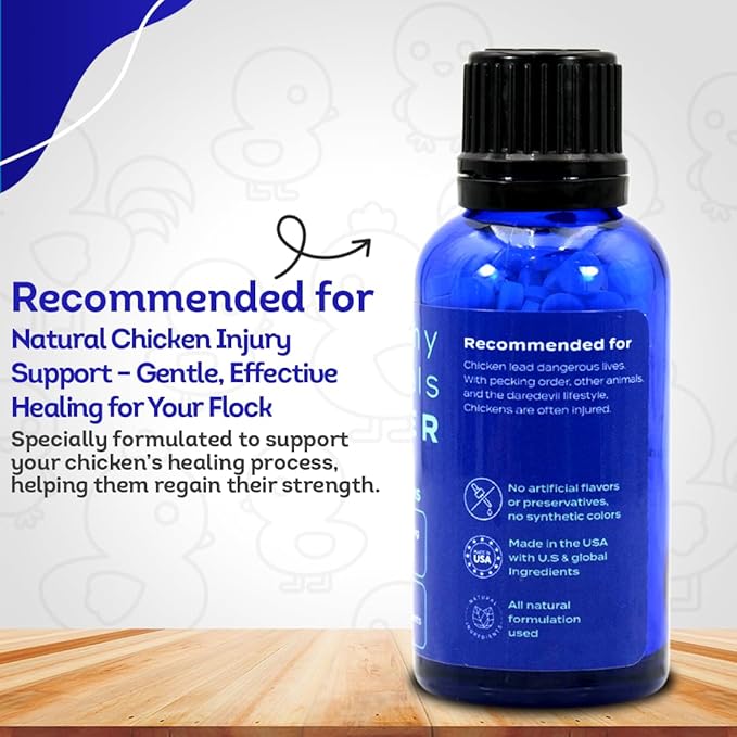 HA4E - Chicken Injury Supplement - Supports Recovery from Accidents & Injuries - Highly Effective, Natural Homeopathic Tablets - 300 Count