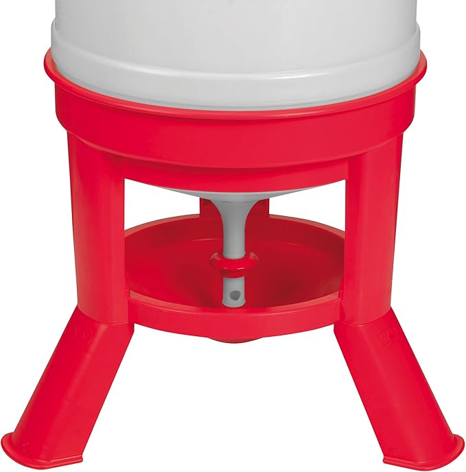 Little Giant 10 Gallon Tank Heavy Duty Poultry Chicken Gravity Waterer (2 Pack)