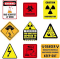 WERNNSAI Science Party Decorations - 9PCS Science Birthday Party Decorations for Boys Girls Chemistry Theme Birthday Party Mad Scientist Sign for Science Classroom Funny Laboratory Sign Decor on Door
