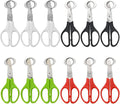 12Pack Stainless Steel Quail Egg Cutter - Scissors for Pigeon Eggs, Opener, Cracker - Four Colors