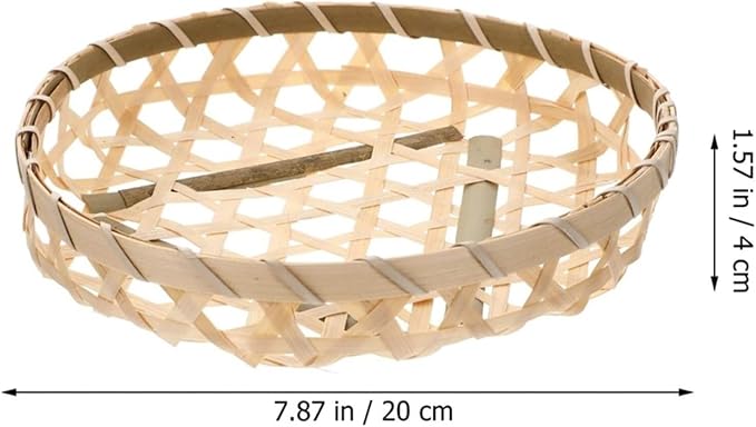 Egg Collecting Basket 3pcs Wooden Basket, Egg Harvest Garden Food Service Display Baskets for Kitchen Countertop