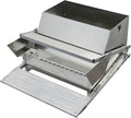 Automatic Chicken Feeder - Heavy-Duty Galvanized Steel 27 LB Large Chicken Feeders - No-Waste Poultry Feeder, Rat Proof, Spill Proof, Standard Size 6 Chickens 10 Days