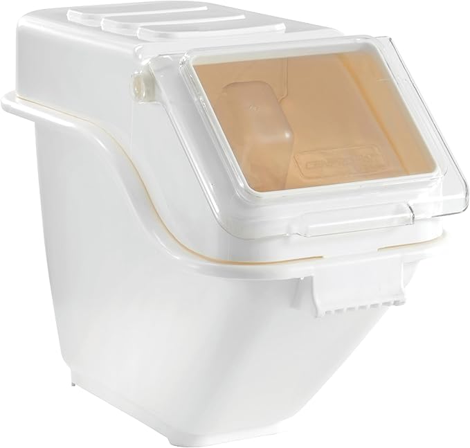 Ingredient Bin - 6.3 Gallon/100 Cup Capacity - Holds Up To 44 lbs. of Sugar or 30 lbs. of Flour - NSF (29A-005)