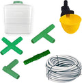 Gaun Automatic Gravity Water Drinker System, Water Cup for Pigeon, Bird, Chicken and Poultry, Drinker, Water Dispenser, Hose, Water Tank, Quail Watering System, Select The kit That Suits Your Needs.