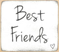 Farmisms 3x3 Inspirational Wooden Rustic Country Signs for Country Farm Living –Best Friends