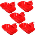 Milisten Automatic Chicken Waterer Cups Large Leakproof Poultry Drinking Bowls for Ducks Geese Turkey with Mounting Hole Durable Poultry Watering System