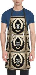 Multidimensional Space Heavy Duty Waterproof Apron with Pockets for AdultsResistant Grilling, Gardening, Painting