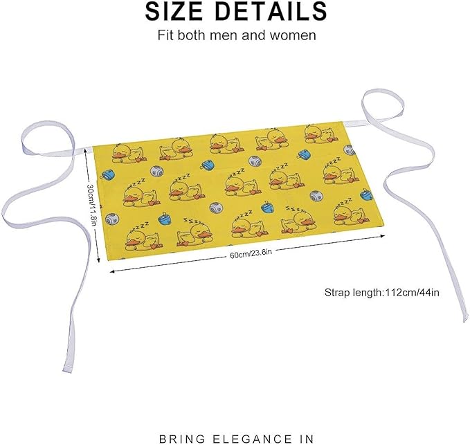 Server Waitress Waist Apron Cooking Kitchen Restaurant Aprons for Women Men