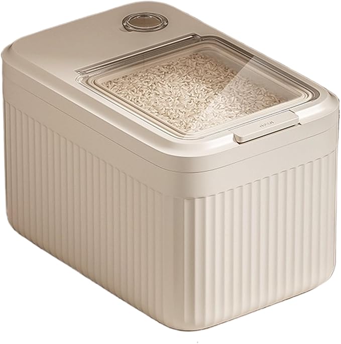 Dog Food Storage Container - Sealed Container for Dog Food | Treat Dispenser for Soybean Flour, Cereal, Rabbit, Barn, Garage, Durable Air-Tight Bin for Dry Goods and Pantry Organization