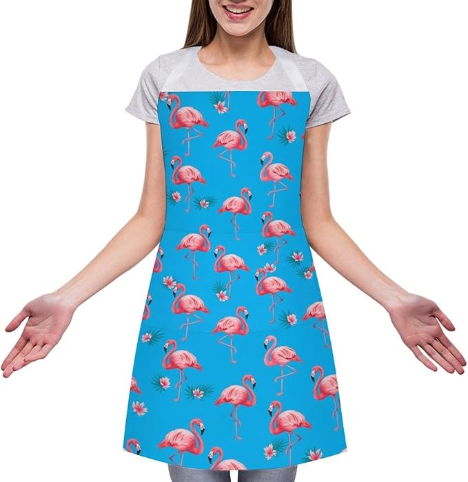 Chef Bib Apron for Restaurant, Anti-Stain with Pocket Adjustable, Cooking Dishwashing Lab Use