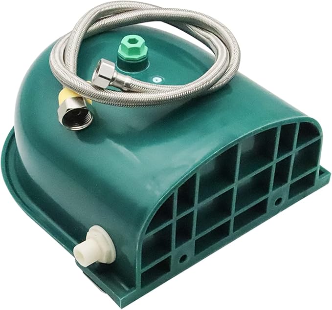 Automatic Water Bowl, Livestock Waterer for Cattle Dog Horse Goat Sheep, Outdoor Animal Drinking Water Trough Bowl with Float Valve (39.37 Inch Pipe)