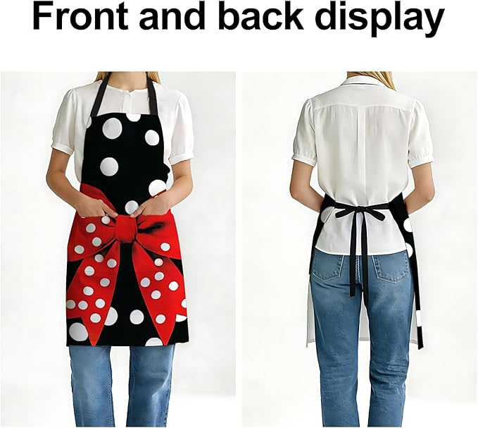 Apron Adjustable Waterproof with Two Deep Pockets Wowen men for Summer BBQ Pool Parties & Resorts