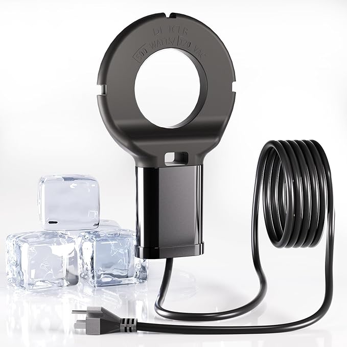 3PCS 500 Watt Bird Bath De-Icer with Thermostat, Cast Aluminum Submersible Chicken Water Heater, Heated Bird Bath, Power Cord 9.8 Ft