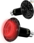 150W Reptile Heat Lamp(2 Packs)-Ceramic Heat Emitter for Reptiles Amphibian Pet Brooders Chicken Incubation, and Terrariums Turtle Lizard Bearded Dragon Snake Size E26