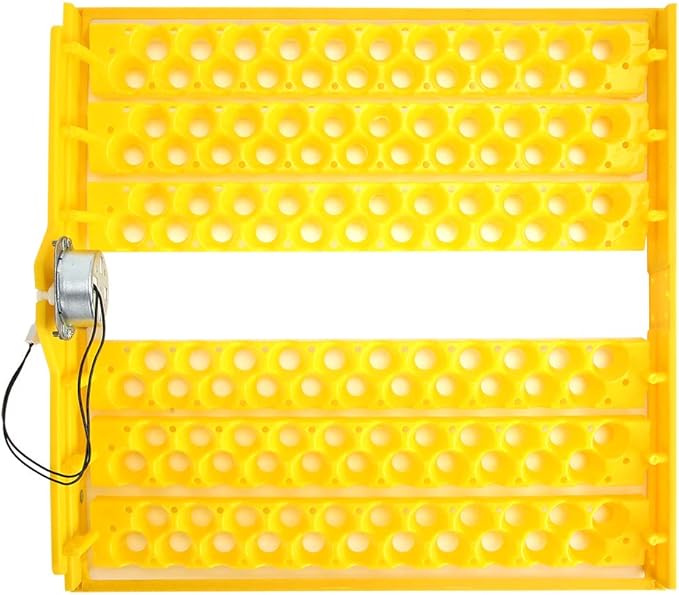Egg Incubator, 132Grids Eggs Automatic Egg Turner Turning Tray for Automatic Egg Incubator Tray Incubation Accessory (110V)