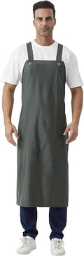 Nanxson Adjustable Heavy Duty PVC Waterproof Apron,Work Apron for Butcher,Dishwashing,Cleaning Fish Pet Grooming Factory