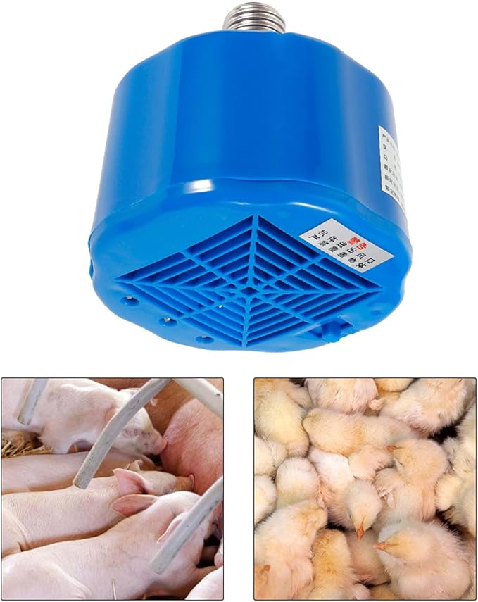 Topyond Cultivation Heating Lamp Thermostat,Chicken Coop Heater,Solar Powered, Thermostat Control, Safe & Efficient Heat for Poultry, Livestock, Birds,Dogs, for Coop, Barn, Farm