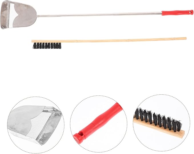 2pcs Bird Cage Cleaning Brush Set Bird Droppings Cleaner Brush Small Animal Cage Cleaner Household Cleaning Tools