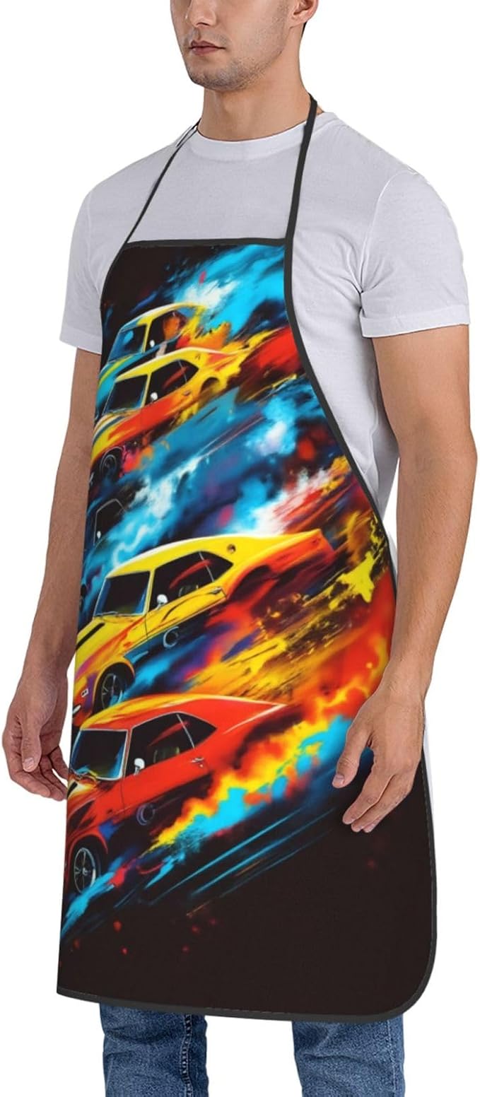 Aprons For Women Men With Pockets Adjustable Kitchen Chef Apron For Cooking Waitress Bbq Coffee House 28" L*21" W