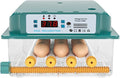 Egg Incubator, Automatic Incubator with Digital LED Display Automatic Temperature Control and Rotation, Incubator for Chicken Duck Goose (12 Eggs)