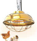 Chicken Coop Heater Inside Coop heat lamp，300 Watt Two-Stage Temperature Brooder Heater for Chicks, Duck，Poultry