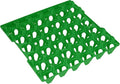 Heavy Duty Plastic Egg Crates, Reusable Egg Storage Tray with 30 Cells for Transporting and Storing, Pack of 5 (Green)